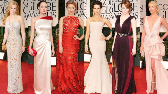 best dressed, golden globes, 2012 best dressed, golden globes, 2012